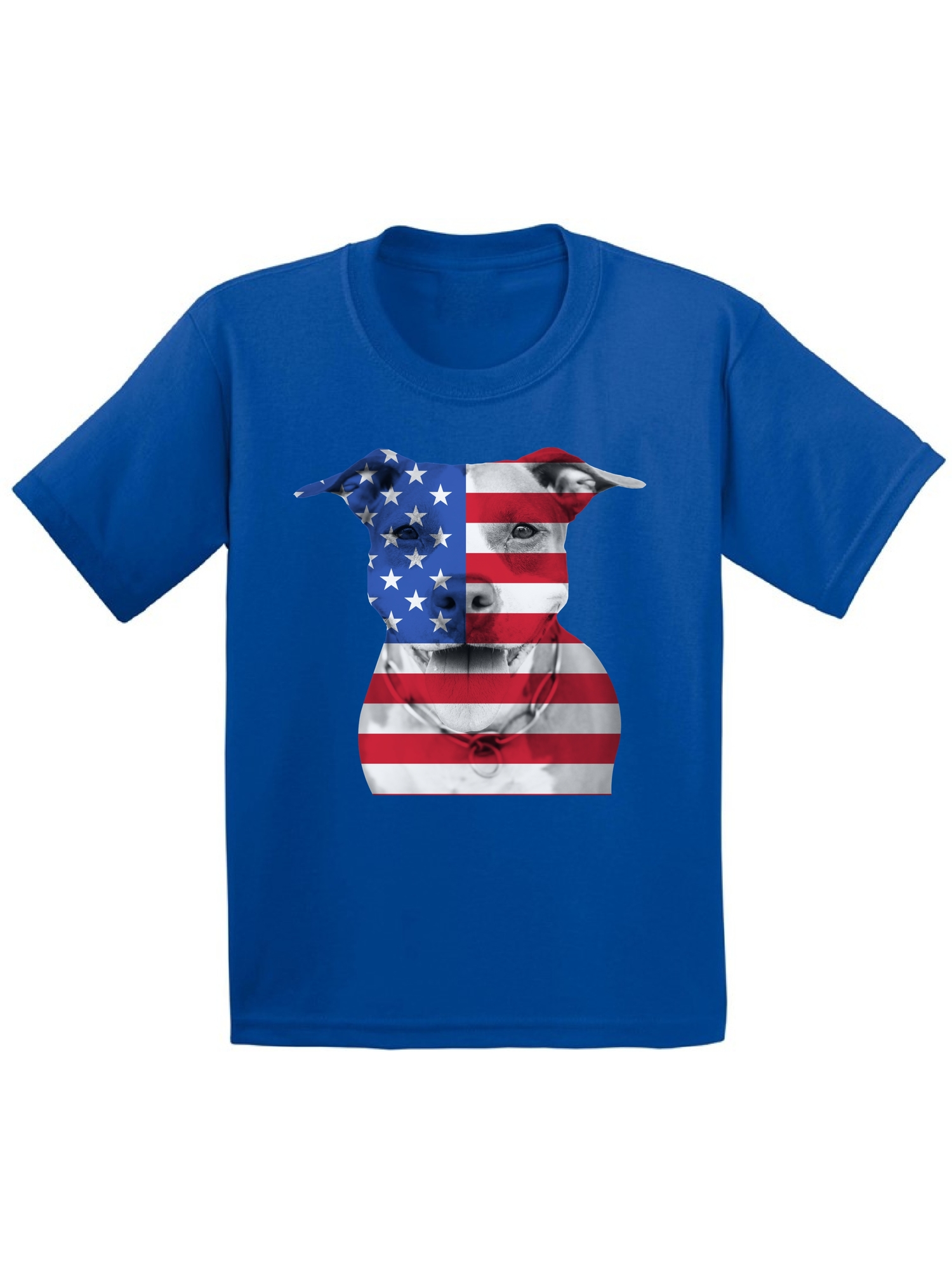 USA Flag Youth Kids T shirt Tops American Flag Patriotic 4th of July